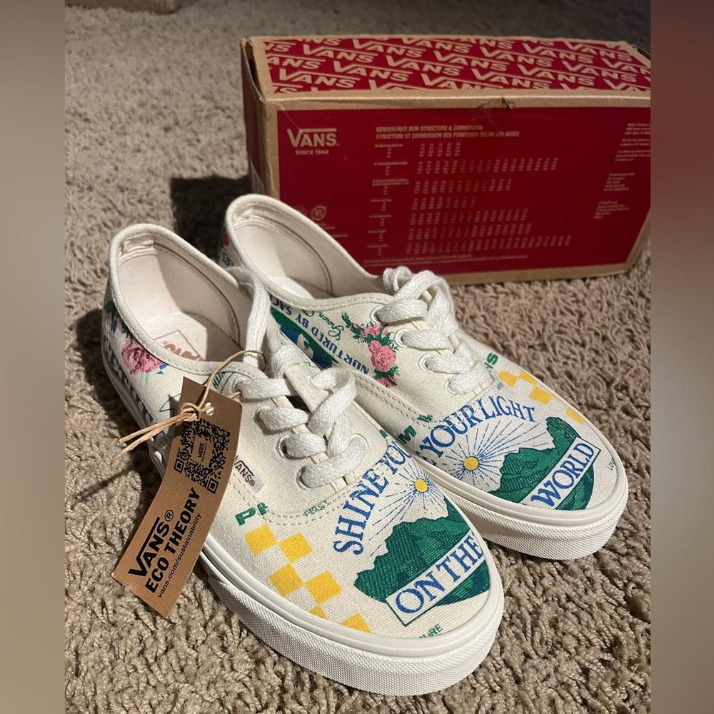 Vans Eco Theory Sneaker Shoe New In Box - Size 6.5 women’s/5 men’s